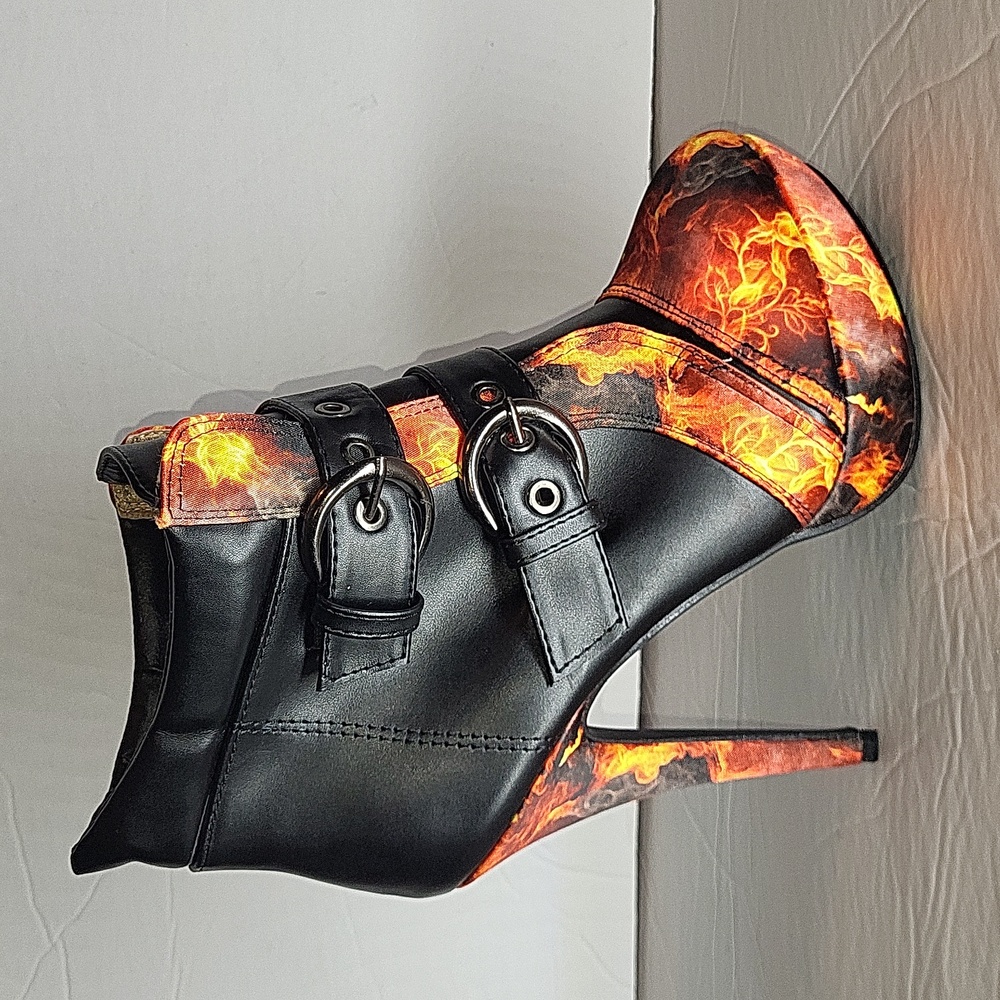 Show Story High Heel Stilleto Platform Boots - Picture 5 of 12